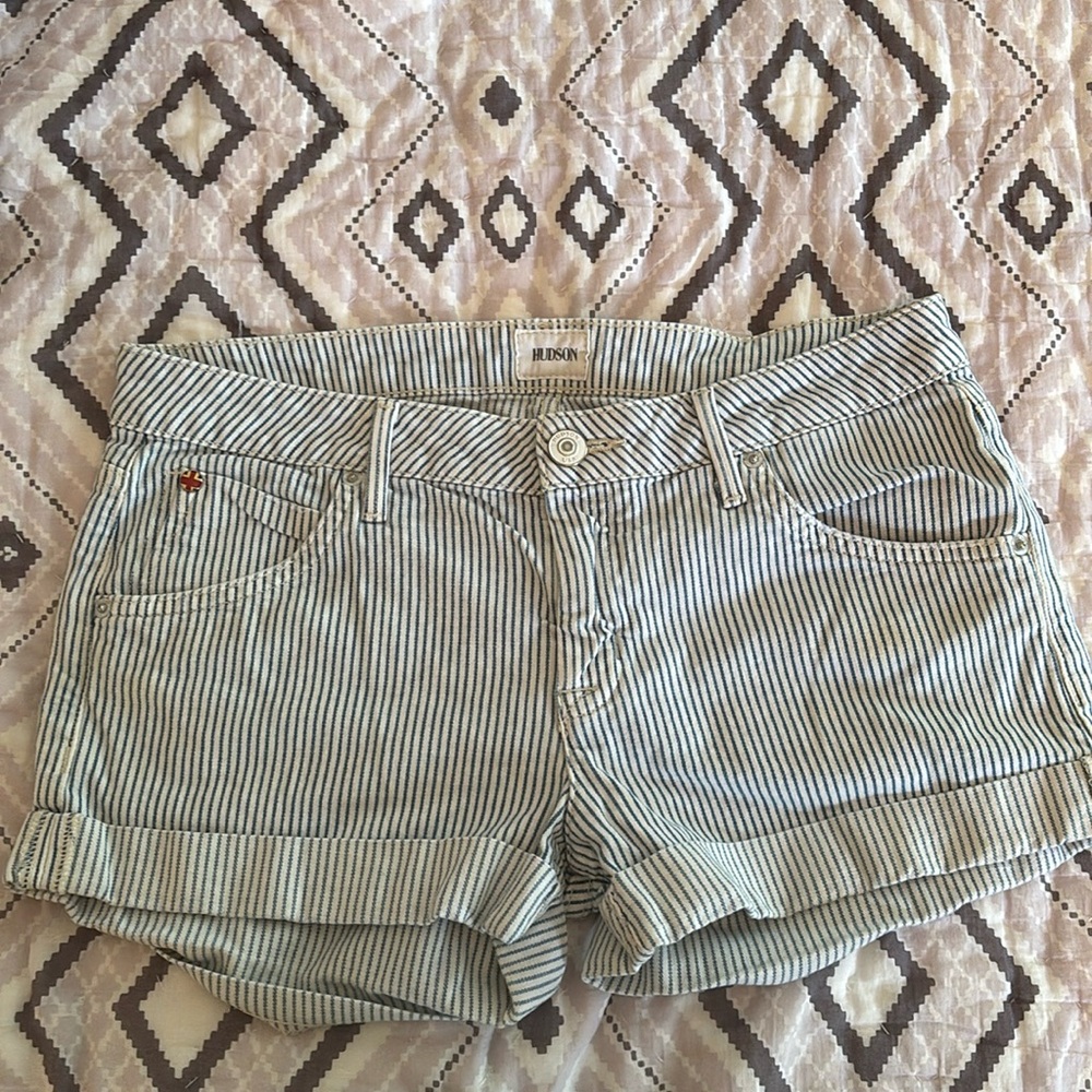 Hudson Hampton Jean striped short